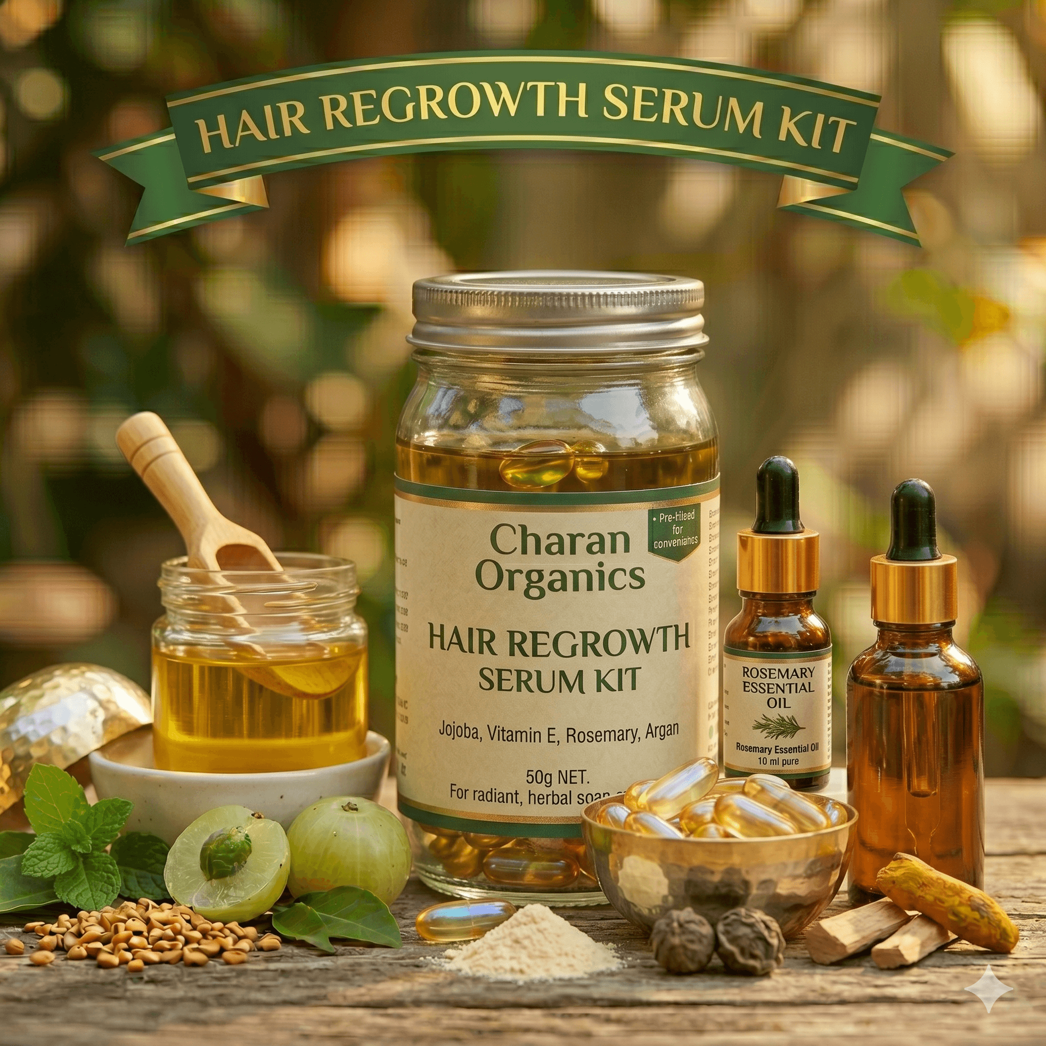 Hair Regrowth Serum Kit