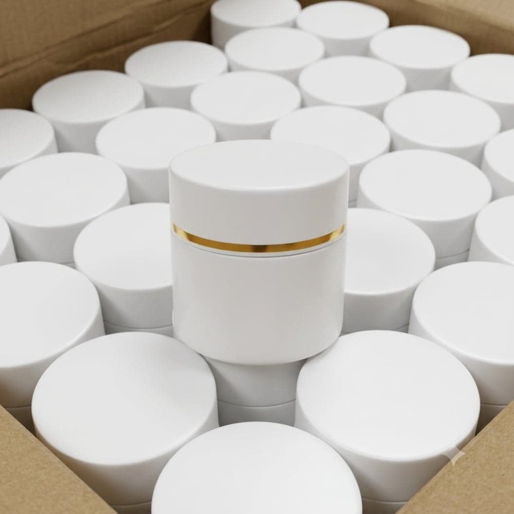White Colour Container