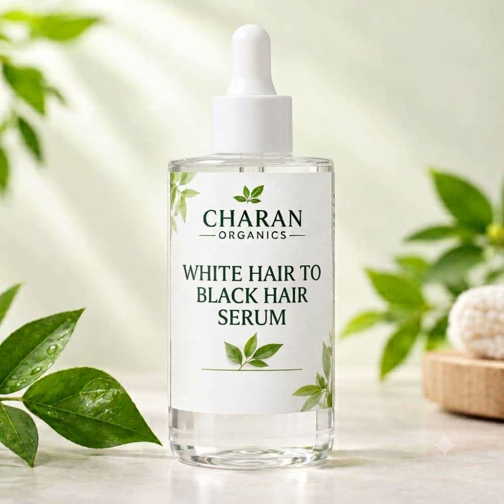 White Hair to Black Hair Serum